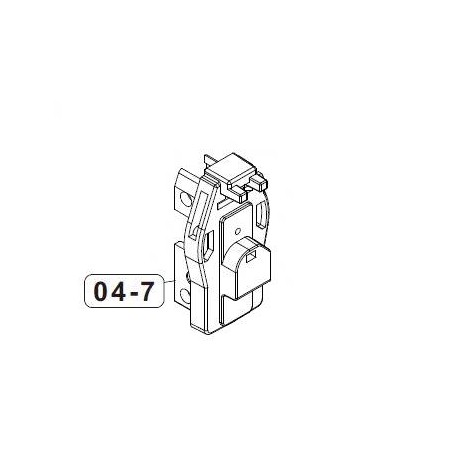 VFC Part Stock/Body GBBR H&K MP7 SMG Origine Part:04-7