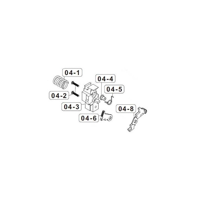 VFC Part Stock GBBR H&K MP7 SMG Origine Part:04