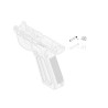 Action Army Pin / Goupille Haute Part:40 GBB Origine AAP01