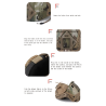 ACM Couvre Casque Filet Fast Multicam Black