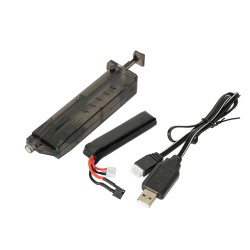 Cyma Hi-Capa AEP Mosfet Noir Métal 30BBs 0.45J CM128S Lipo / USB