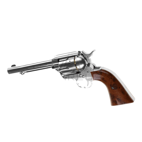 Umarex Revolver Métal SAA Western Cowboy Nickel 6mm Co2 6BBs