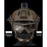 WoSport Kit de Ventilation / Anti buée Lunette & Masque Black