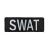 ACM Patch SWAT Brodé Blanc/Noir 280X105mm