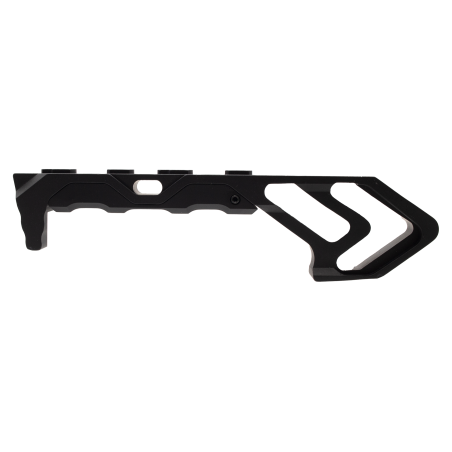 JJ airsoft Handstop Type:M Tactical Angled Grip for Keymod & M-Lok Noir