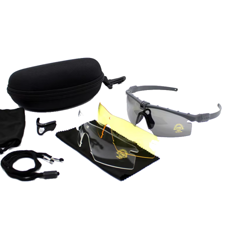 ACM Lunettes Pack MFrame Black Tactical Interchangeable
