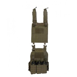 ACM Gilet Porte-Plaques Orion Tactical Alpha avec Porte-Chargeurs 5.56 Tan