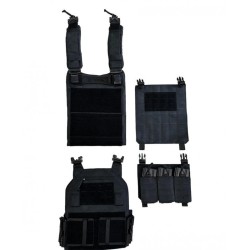 ACM Gilet Porte-Plaques Orion Tactical Alpha avec Porte-Chargeurs 5.56 Black