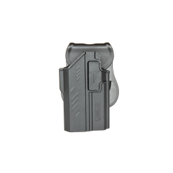 Cytac Holster Gen.2 G17 + Lampe Droitier Noir