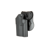 Cytac Holster Gen.2 G17 + Lampe Droitier Noir