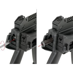 Jing Gong G36C AEG Noir 470BBs 1J