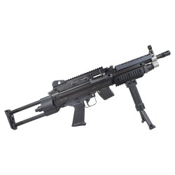 A&K M249K Para Noir Métal 120BBs 1J