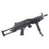 A&K M249K Para Noir Métal 120BBs 1J