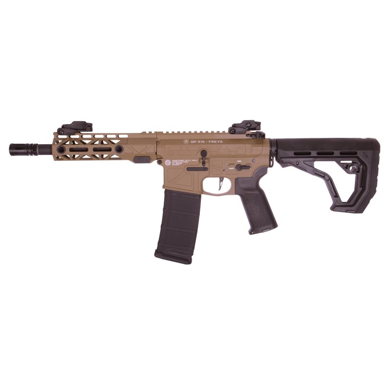 Delta Armory M4 Freya R15 M-Lok 7" Mosfet Half-Tan 120BBs 1.2J