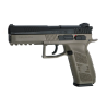 KJW CZ P-09 Tan / Bk Gaz Métal 25BBs 0.9J Case