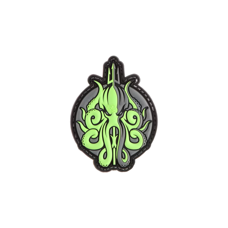 JTG Release the Kraken Rubber Patch Neon Green