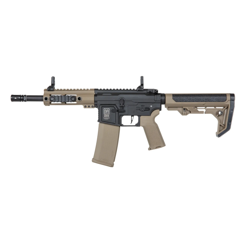 Specna Arms M4 SA-F04-RL FLEX HAL ETU Light Ops/ New Receiver Half-Tan 300BBs 1.3J