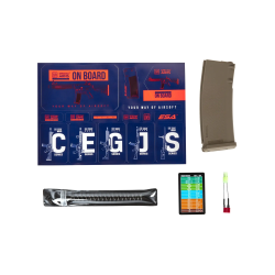 Specna Arms M4 SA-F04-RL FLEX HAL ETU Light Ops/ New Receiver Half-Tan 300BBs 1.3J