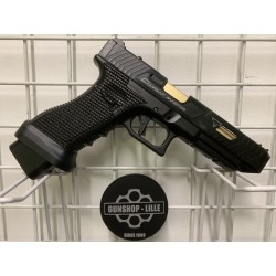 GS2.0 Custom Vigor G34 Taran Combat Master Stippling  Noir Gaz 25BBs 1J