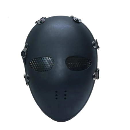 ACM Masque Hockey Grillagé Noir Matt Type:Jason Voorhees Rigide