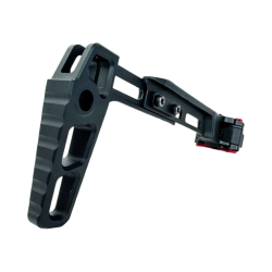 CTM.TAC CNC TwinFold Adjustable RIS Rail Stock - Black