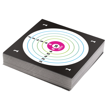 Powair 100 Cibles Carton 14X14cm