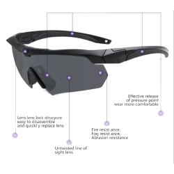 ACM Lunettes Pack Frame Tactical Interchangeable