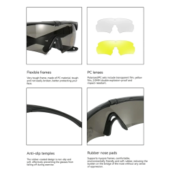 ACM Lunettes Pack Frame Tactical Interchangeable
