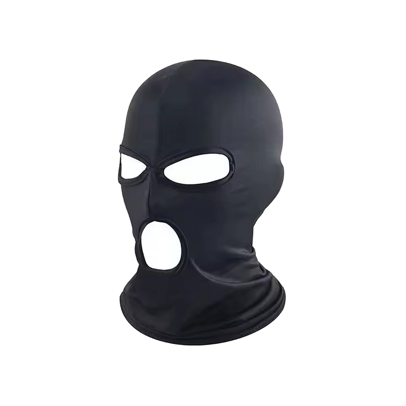 ACM Cagoule élasthanne Noir 3 Trous