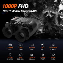 ACM Jumelles Vision Nocturne N4 VDN HD Infrarouge numérique Noir