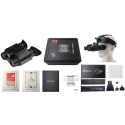 ACM Jumelles Vision Nocturne Z9158 VDN 4K Infrarouge Zoom x8 Numérique Noir