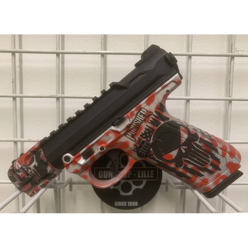 GS2.0 Custom Punisher AAP01C Assassin Court Gaz Noir 0.95J 23BBs