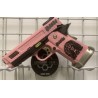 GS2.0 Custom Santa Muerte WE Hi-Capa 3.8 Force Noir/Rose Velociraptor Gaz 25Bbs 0.8J