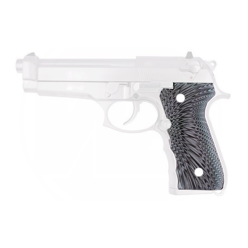 WE Grip M9 / Plaquettes ABS Gris/Noir