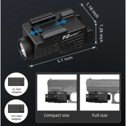 ACM FZ Shoot Combiné Nylon Fibre Lampe Laser Vert GBB Montage Picatinny USB