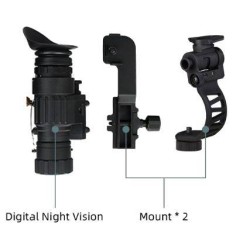 ACM PVS14 2x14 Vision Nocturne VDN Noir New Mount