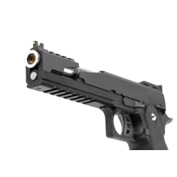 WE Hi-Capa 6.0 T.Rex Titanium Barrel Black/Silver Gaz 30BBs 1.2J