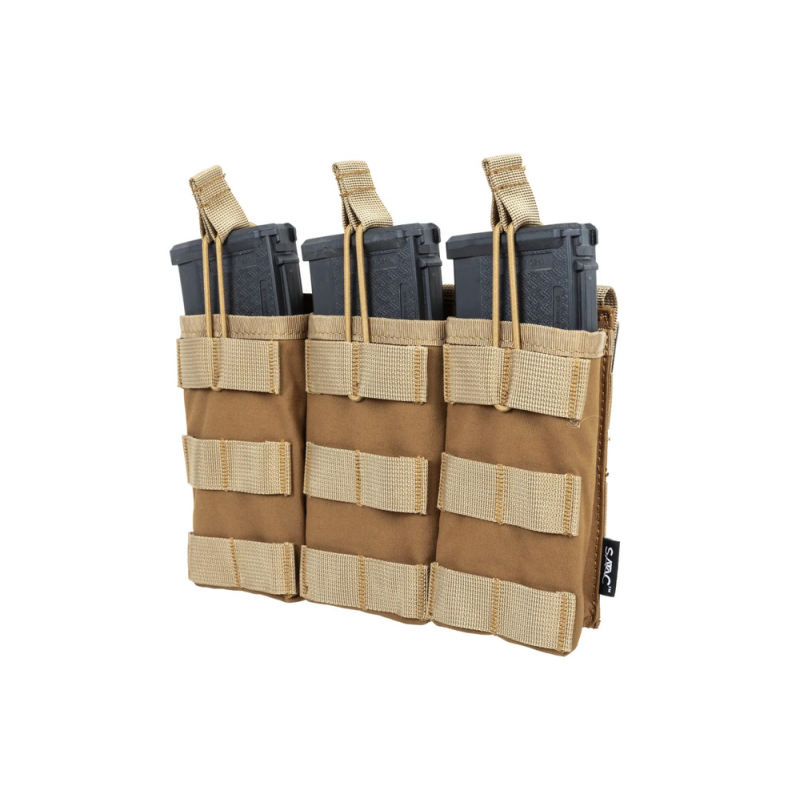 Specna Arms Porte Chargeur Triple M4 Tan