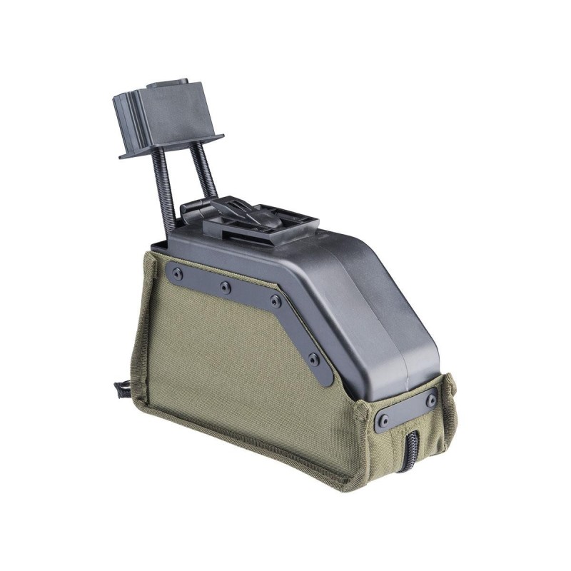 A&K FN Herstal Ammo Box M249 2000 BBs Green