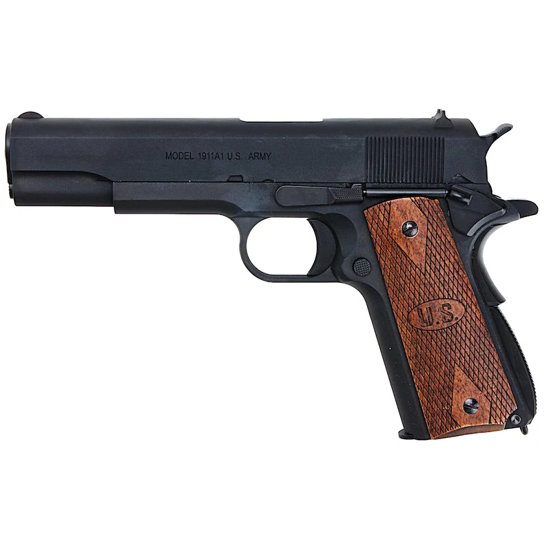 AW Custom Auto Ordnance 1911/M45 Wood Grip Gaz 15BBs 1J