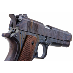 AW Custom Auto Ordnance 1911 Marble & Wood Grip Gaz 15BBs 1J