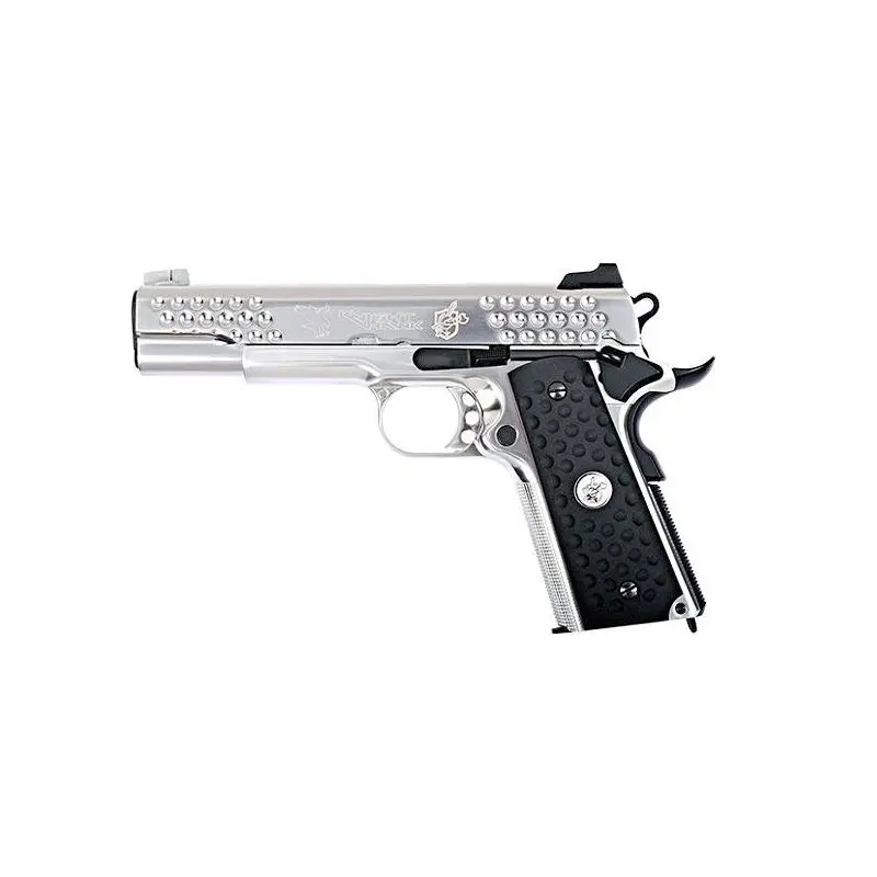 WE 1911 KAC Nightawk Silver Gaz 15BBs 1J
