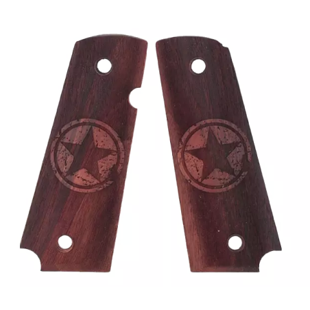 Swiss Arms Plaquette / Grip 1911 Bois Star