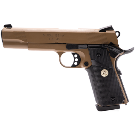 Army Armament 1911 MEU R27 Tan Blowback Gas 25BBs