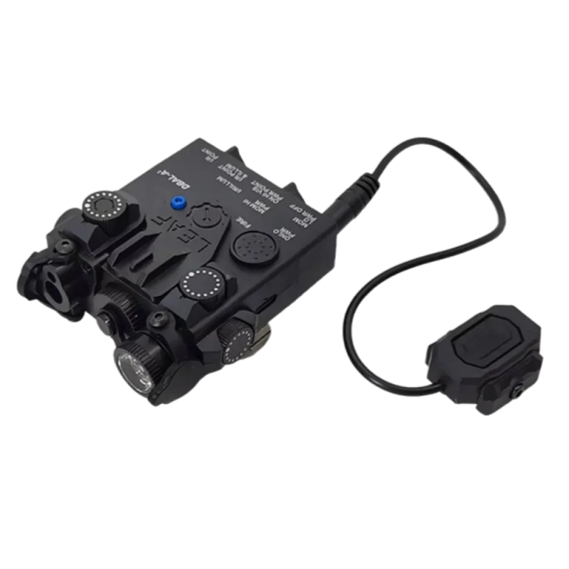 ACM DBAL Boitier Lampe Led / Laser Vert + Contacteur déporté Rechargeable USB Noir