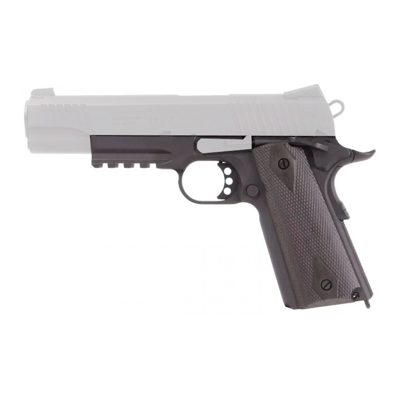 KWC Frame Complete Colt 1911 Rail Gun GBB Co2 Métal Noir (180524)