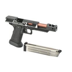 Army Armament R601 TTI Combat Master Alpha Upgrades Version Noir Gaz 40BBs 1J