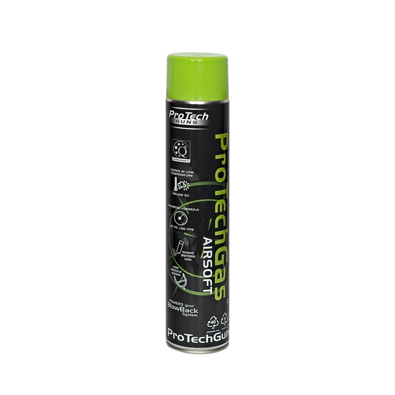 ProTech Green Gaz 130PSI Lubrifié 750/1000ml 375g