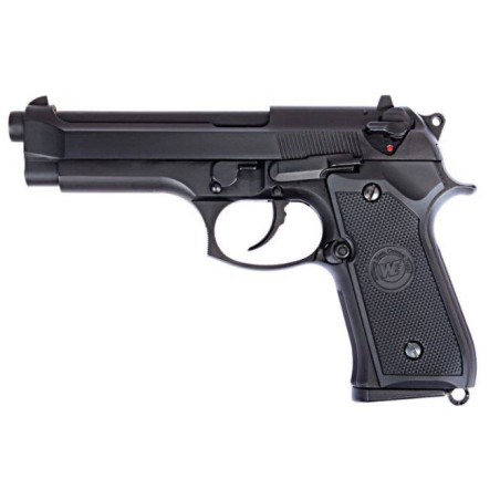 WE M9 Noir Semi Auto Gaz 25BBs 1J