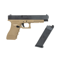 E&C G34 Noir/Tan Gen.3 Gaz 23BBs 1J  EC-1201